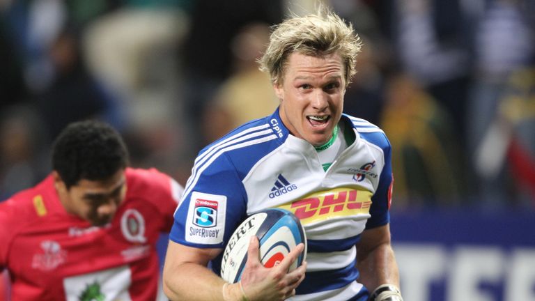 Jean de Villiers scores the only try of the match