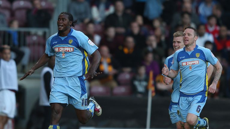 Calvin Zola: Scored two first-half goals