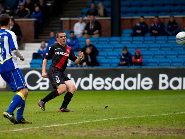 John McGinn fired St Mirren into the lead