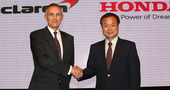 Honda and McLaren will join forces in 2015