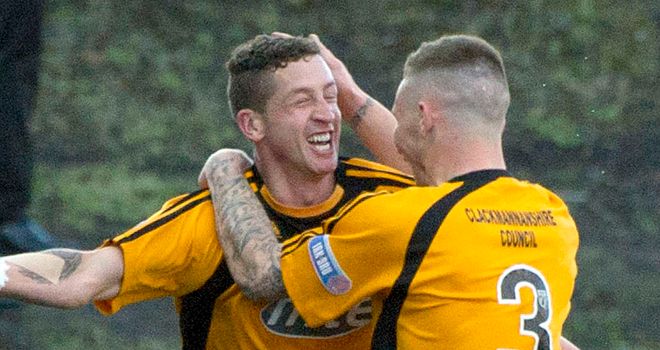 Alloa: Secured their place in the Scottish First Division