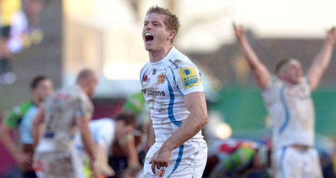 Gareth Steenson: Has scored 219 points for Exeter in this season's Aviva Premiership