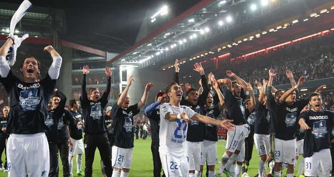 Hoffenheim celebrate their survival
