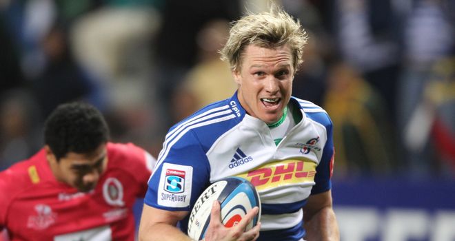 Jean de Villiers scores the only try of the match