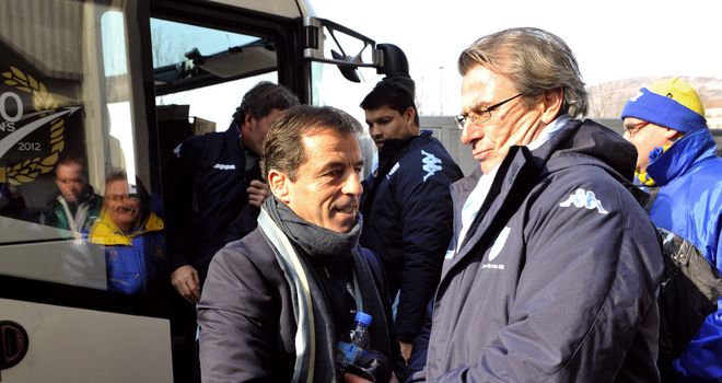 Pierre Berbizier with Jacky Lorenzetti