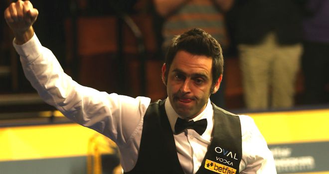 Ronnie O'Sullivan: One win away from defending his Crucible crown