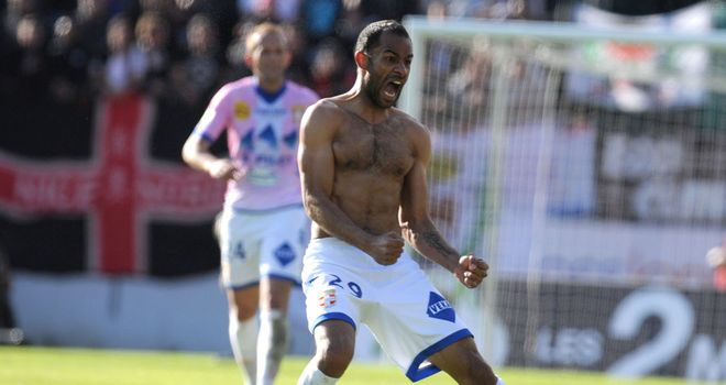Saber Khelifa celebrates one of his two goals
