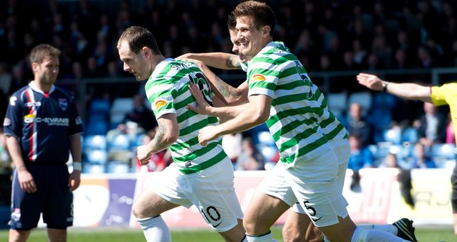 Anthony Stokes: Celebrates early strike
