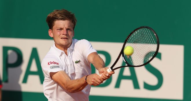 David Goffin: Reached the last 16 of the French Open in 2012