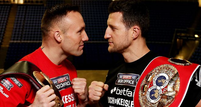 Mikkel Kessler and Carl Froch: Set to do battle for a second time on May 25