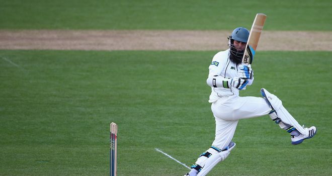 Moeen Ali: Worcestershire skipper showcased his wide range of strokes on day two