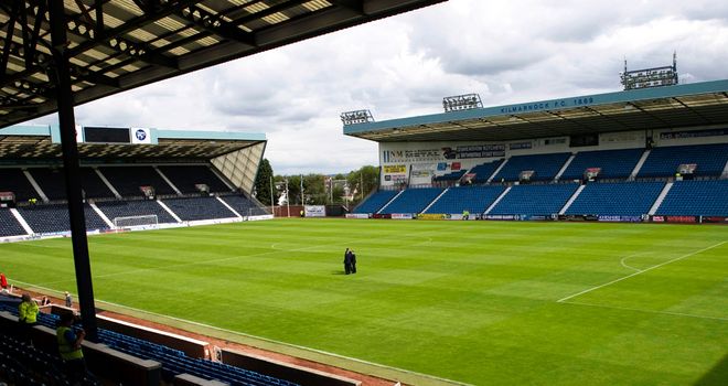Rugby Park: Sunday's game between Kilmarnock and Hibernian was abandoned after a fan, who later died in hospital, was taken ill