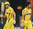 Mike Hussey (L) and Suresh Raina (R) starred with the bat for Chennai