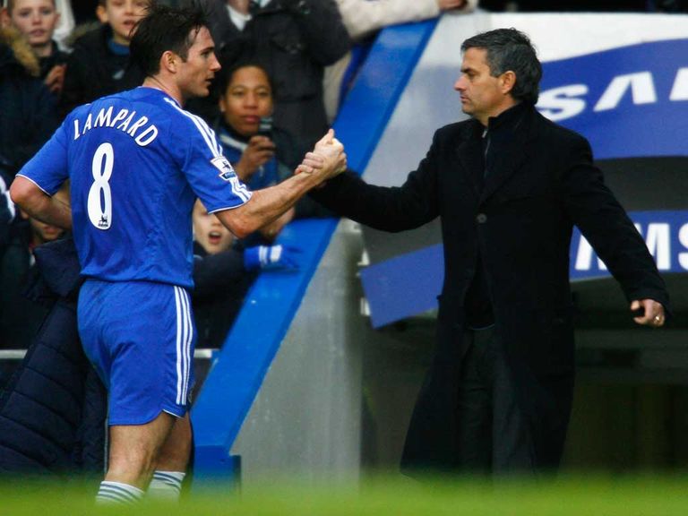 Frank Lampard (left): Won the Premier League twice under Mourinho