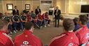 Lions 2009 - Handed the jersey