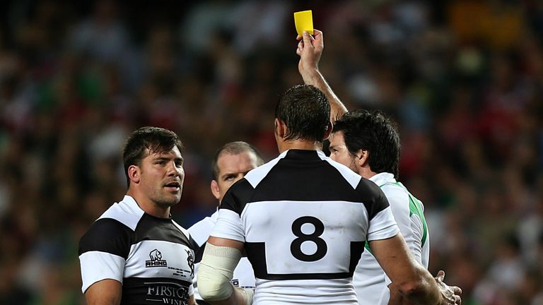 Schalk Brits: Shown yellow for punching Owen Farrell