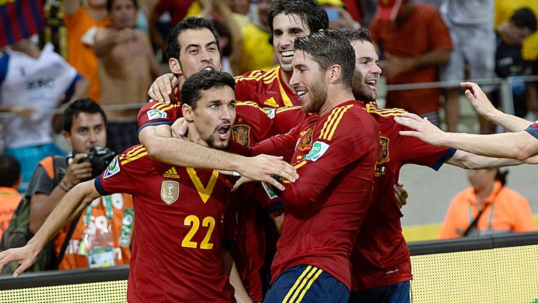 Jesus Navas: Late leveller for Spain