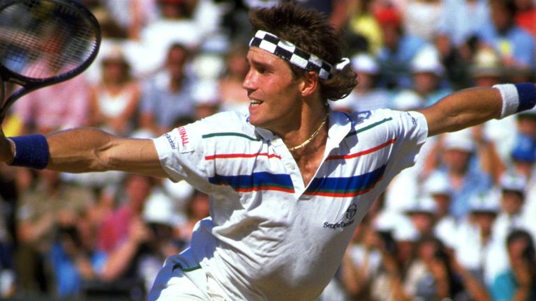 Australian ace Pat Cash was a big hit with the Wimbledon crowd