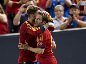 Juan Mata made sure of the win for Spain