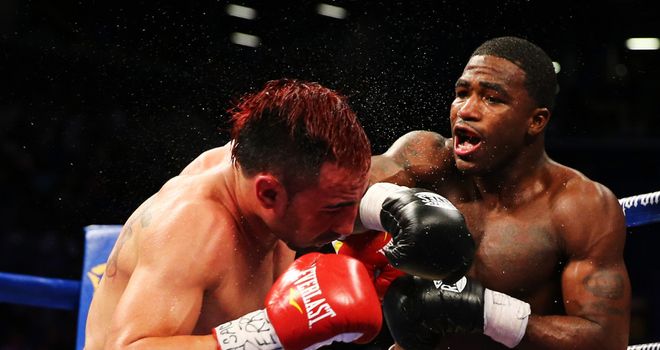Adrien Broner: Only gets a seven for beating Malignaggi on points