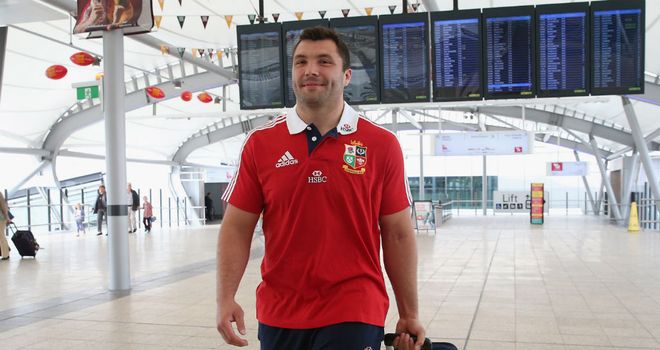 Alex Corbisiero: Arrives in Brisbane
