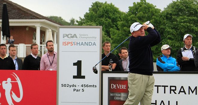 Former Ryder Cup captain Ian Woosnam had to settle for third at De Vere Mottram Hall