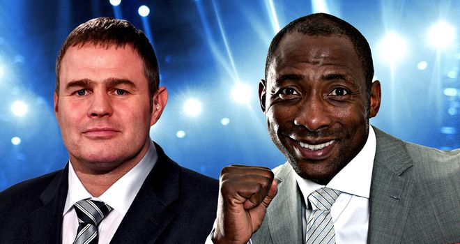 Tipping challenge: The Sky Sports Boxing duo will compete to raise money for the charity of their choice