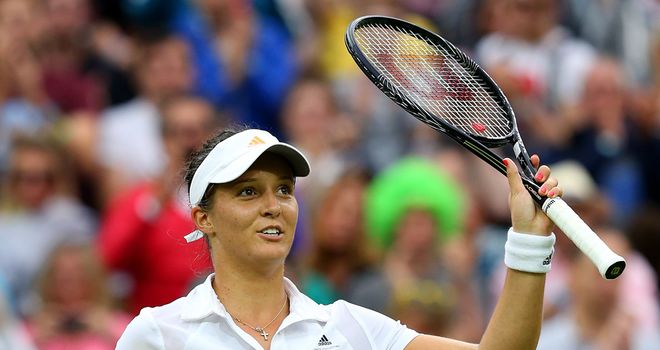 Laura Robson: Delighted with her win