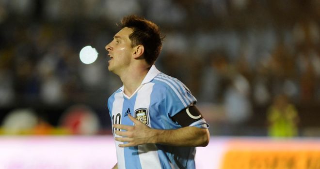 Lionel Messi: Hit three for Argentina