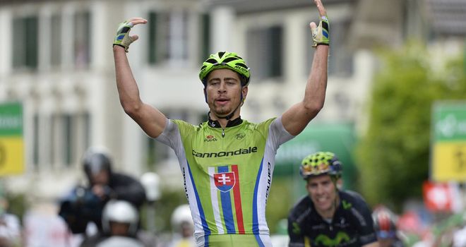 Peter Sagan: Showed his climbing skills once again in Switzerland