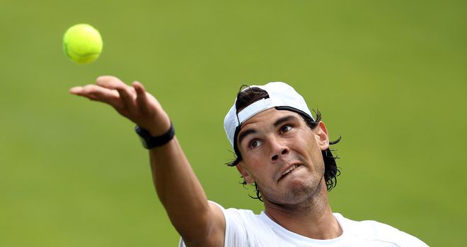 Rafael Nadal: Beat Japan's Kei Nishikori in a warm-up for Wimbledon