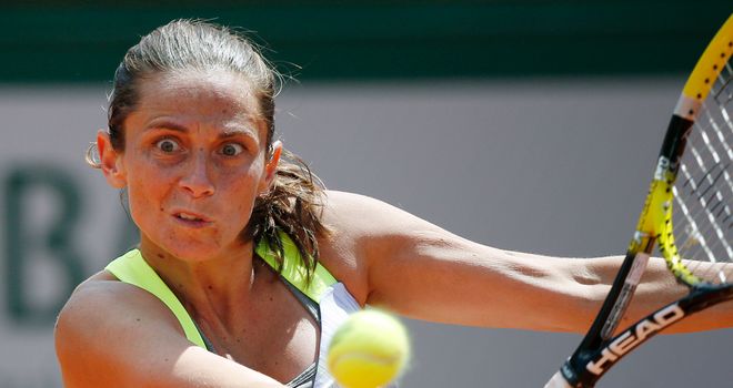 Roberta Vinci: Was broken four times but still had too much for Polona Hercog