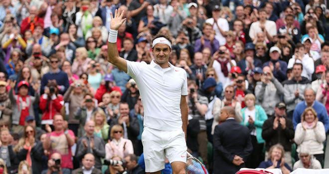 Roger Federer: Enjoyed his return to a happy hunting ground