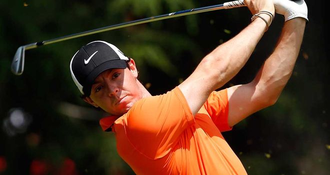 Rory McIlroy: Happy with position heading into the weekend