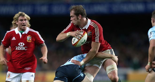 Alun Wyn Jones: Pleased with the Lions' ruthless approach