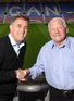 Dave Whelan (r): Welcomes Owen Coyle to Wigan