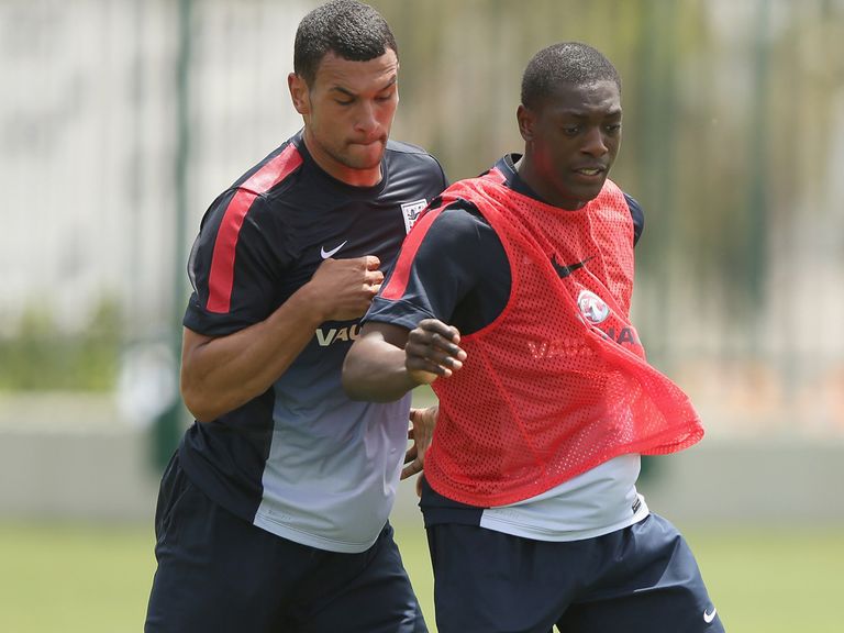 Steven Caulker (l): Wants to play in Brazil