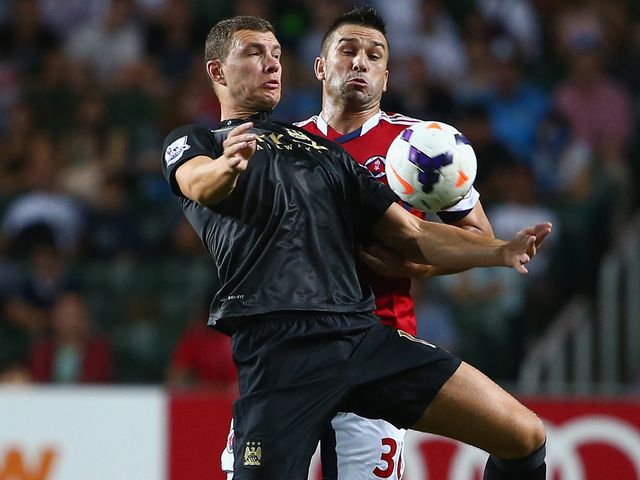 Edin Dzeko: Scored the only goal of the second semi-final