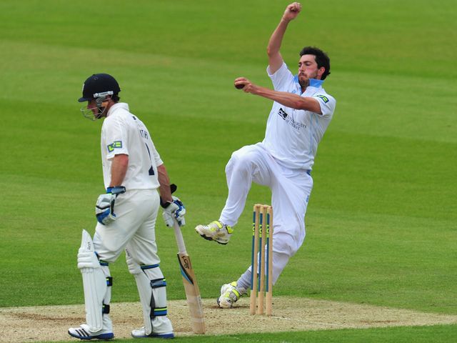 Mark Footitt: Took four wickets for Derbyshire