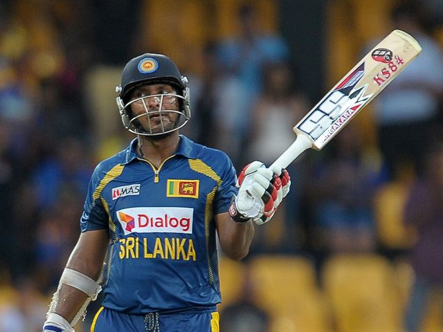 Kumar Sangakkara's century helped take Sri Lanka to victory