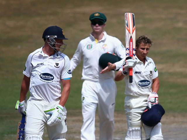 James Taylor: Hit a century against Australia at Hove