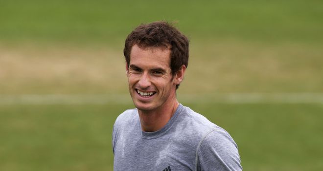 Andy Murray in relaxed mood as he prepares for Wednesday's quarter-final