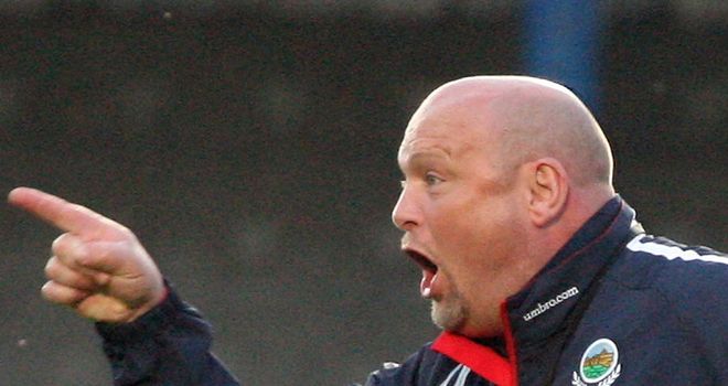 David Jeffery: His Linfield side are into the next round
