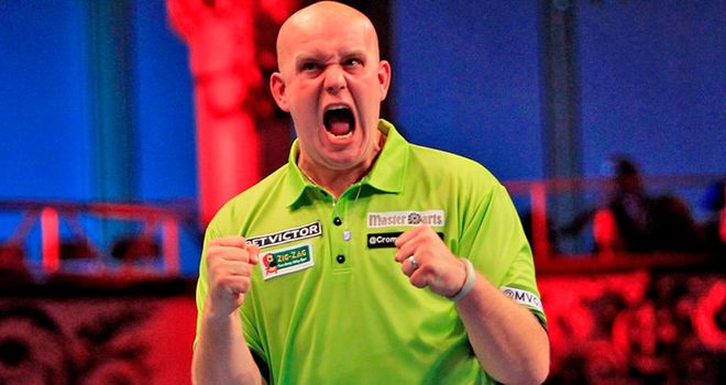 Van Gerwen: loves to see wizards in the crowd
