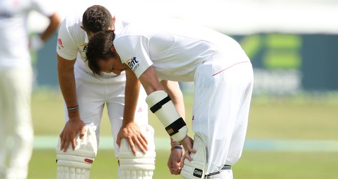 Graeme Swann needed an X-ray after a blow on the arm