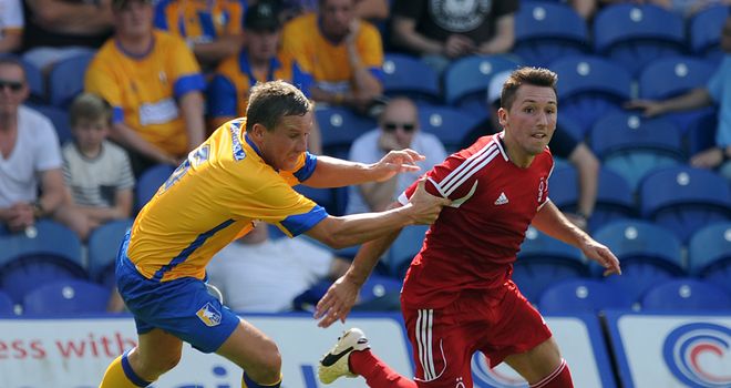 Radoslaw Majewski: Gets away from Mansfield's Jamie McGuire