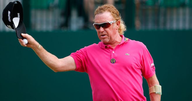 Miguel Angel Jimenez: Five under at the turn