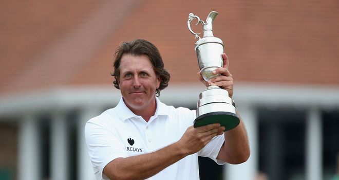 Phil Mickelson: Flying finish secured a fifth major title