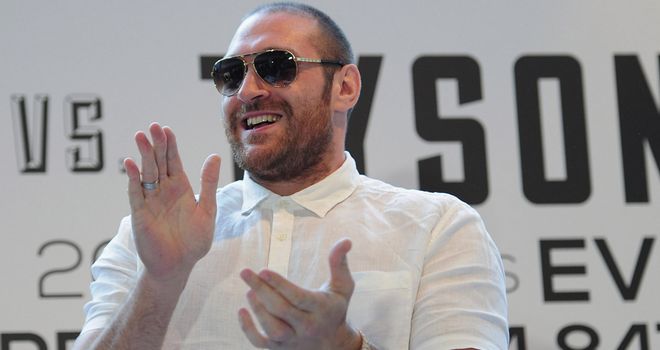 Tyson Fury: Happy to stand and trade with David Haye
