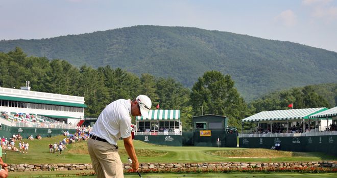 The 18th hole at White Sulphur Springs is a par three
